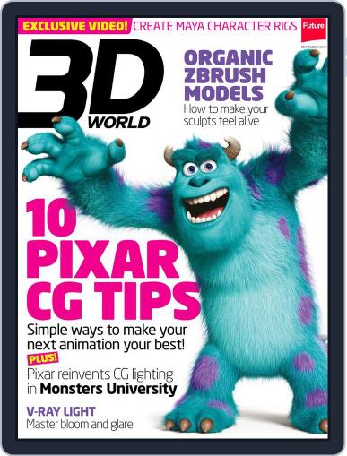 3D World July 15th, 2013 Digital Back Issue Cover