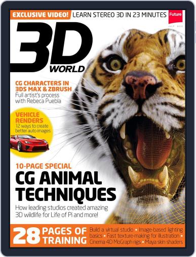 3D World May 20th, 2013 Digital Back Issue Cover