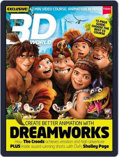 3D World March 25th, 2013 Digital Back Issue Cover