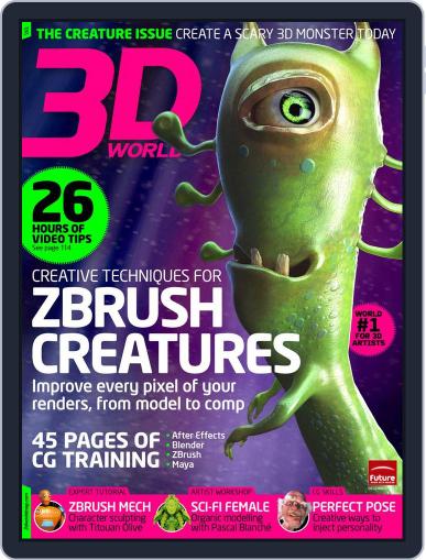 3D World October 8th, 2012 Digital Back Issue Cover