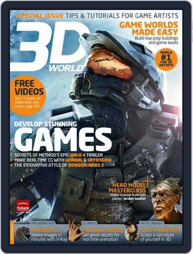 3D World October 1st, 2012 Digital Back Issue Cover