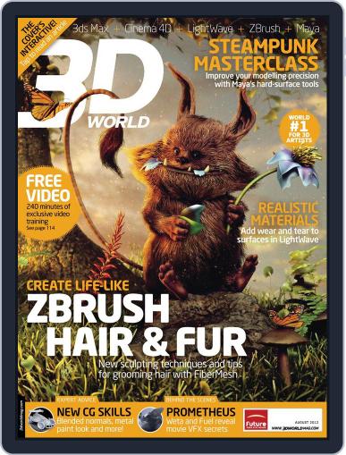 3D World June 18th, 2012 Digital Back Issue Cover