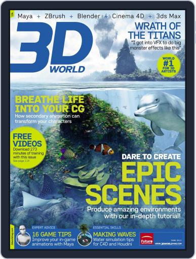 3D World June 1st, 2012 Digital Back Issue Cover