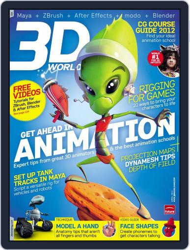 3D World February 28th, 2012 Digital Back Issue Cover