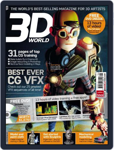 3D World September 1st, 2011 Digital Back Issue Cover