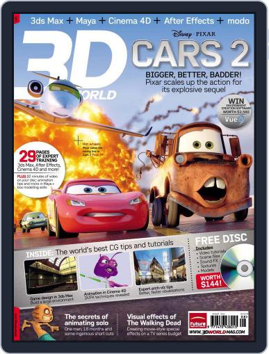 3D World June 29th, 2011 Digital Back Issue Cover