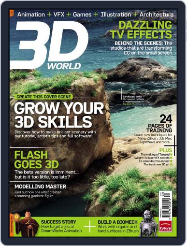 3D World January 12th, 2011 Digital Back Issue Cover