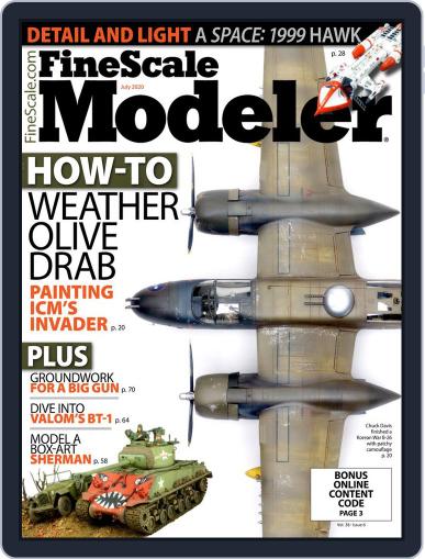 FineScale Modeler July 1st, 2020 Digital Back Issue Cover
