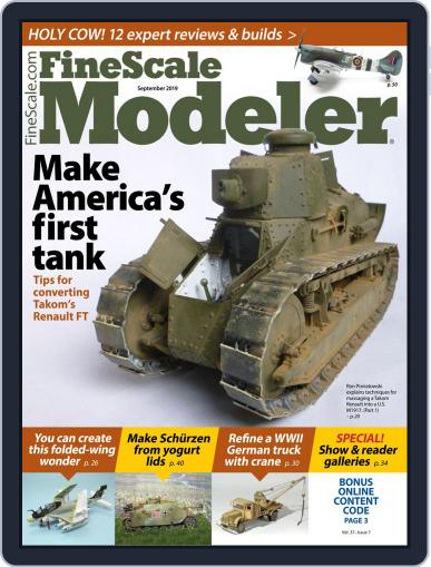 FineScale Modeler September 1st, 2019 Digital Back Issue Cover