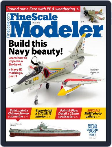 FineScale Modeler March 1st, 2019 Digital Back Issue Cover