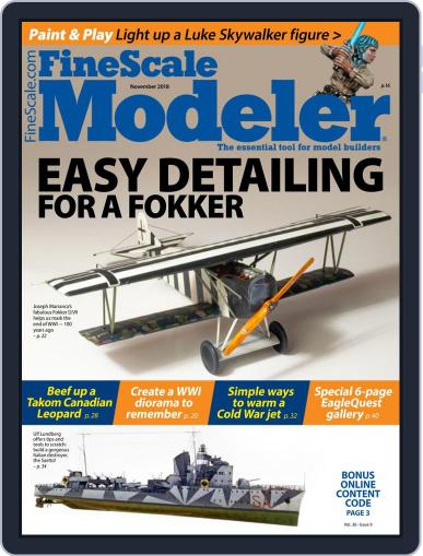 FineScale Modeler November 1st, 2018 Digital Back Issue Cover