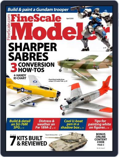 FineScale Modeler February 23rd, 2018 Digital Back Issue Cover