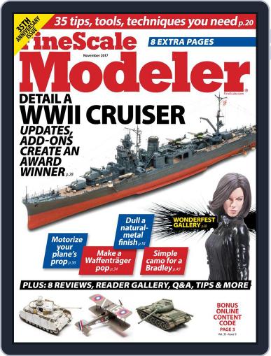 FineScale Modeler November 1st, 2017 Digital Back Issue Cover