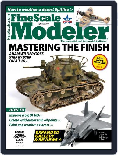 FineScale Modeler September 1st, 2017 Digital Back Issue Cover