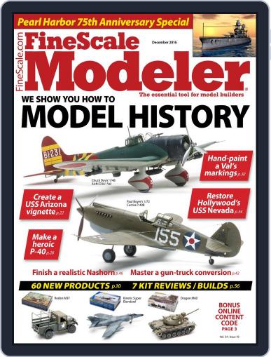 FineScale Modeler (Digital) December 16th, 2016 Issue Cover