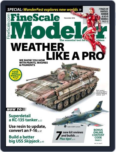 FineScale Modeler (Digital) November 1st, 2016 Issue Cover