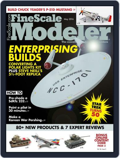 FineScale Modeler (Digital) May 1st, 2016 Issue Cover