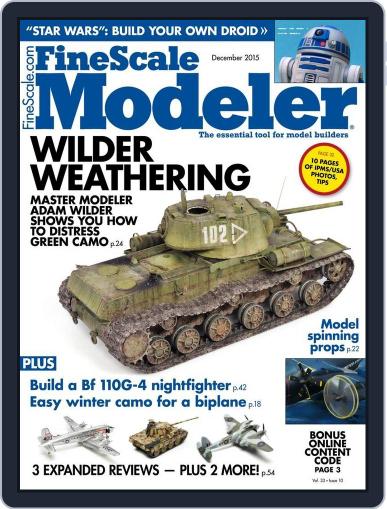 FineScale Modeler (Digital) December 1st, 2015 Issue Cover