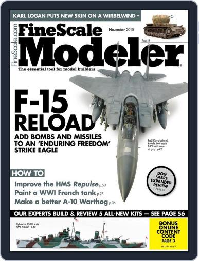 FineScale Modeler November 1st, 2015 Digital Back Issue Cover