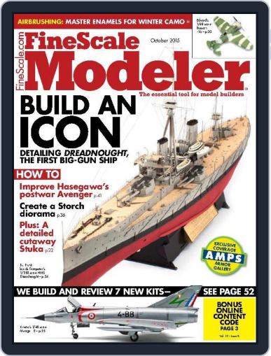 FineScale Modeler October 1st, 2015 Digital Back Issue Cover