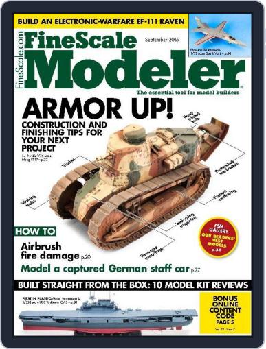 FineScale Modeler September 1st, 2015 Digital Back Issue Cover