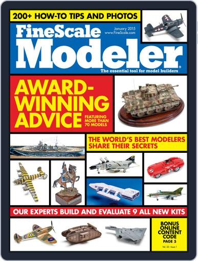 FineScale Modeler January 1st, 2015 Digital Back Issue Cover