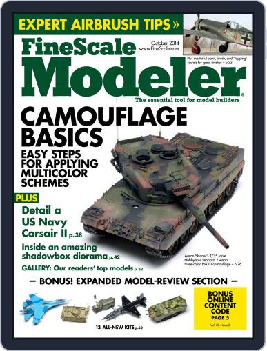 FineScale Modeler August 22nd, 2014 Digital Back Issue Cover