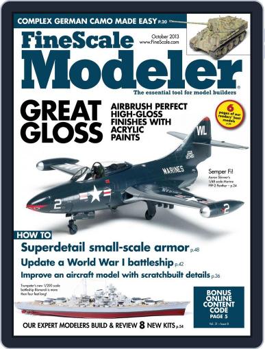 FineScale Modeler (Digital) August 24th, 2013 Issue Cover