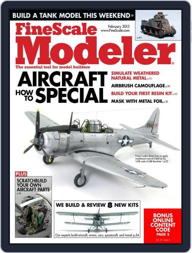 FineScale Modeler December 22nd, 2012 Digital Back Issue Cover