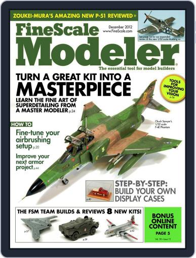 FineScale Modeler October 29th, 2012 Digital Back Issue Cover