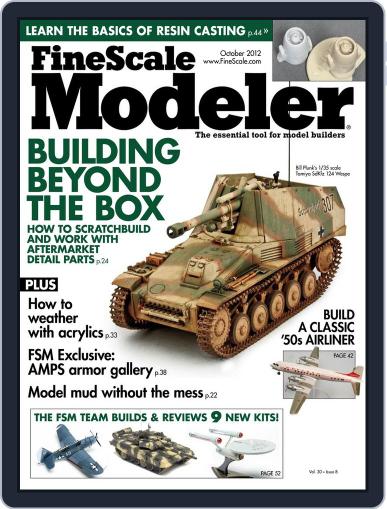 FineScale Modeler August 25th, 2012 Digital Back Issue Cover