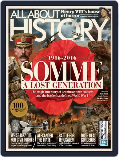 All About History June 23rd, 2016 Digital Back Issue Cover