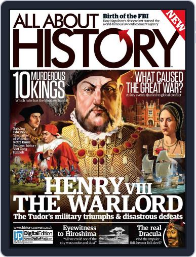 All About History August 23rd, 2013 Digital Back Issue Cover