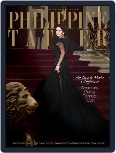 Tatler Philippines November 1st, 2018 Digital Back Issue Cover
