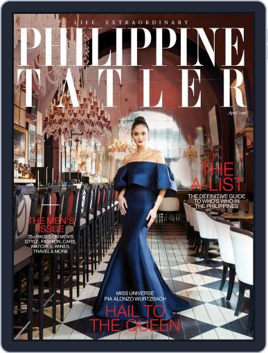 Tatler Philippines April 8th, 2016 Digital Back Issue Cover