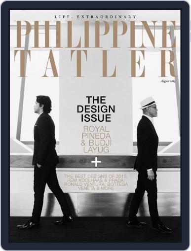 Tatler Philippines August 1st, 2015 Digital Back Issue Cover