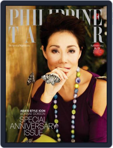Tatler Philippines September 10th, 2014 Digital Back Issue Cover
