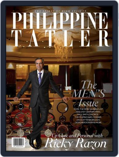Tatler Philippines April 2nd, 2013 Digital Back Issue Cover