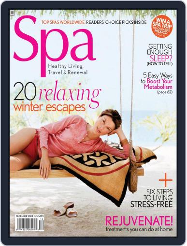 Spa October 8th, 2008 Digital Back Issue Cover