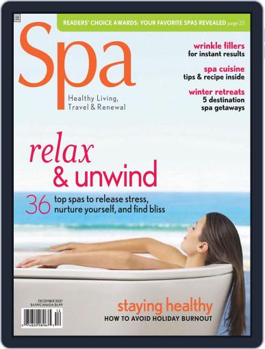 Spa October 15th, 2007 Digital Back Issue Cover