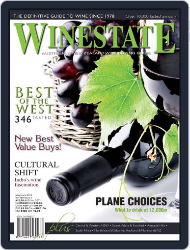 Winestate May 7th, 2015 Digital Back Issue Cover