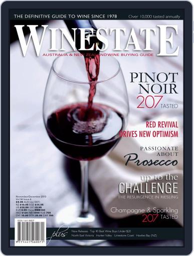 Winestate November 1st, 2013 Digital Back Issue Cover