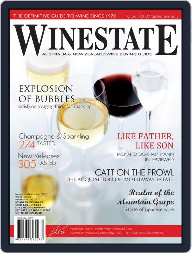 Winestate November 1st, 2012 Digital Back Issue Cover