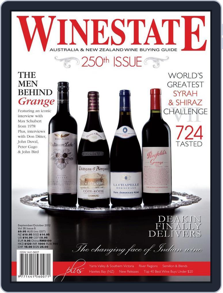 Winestate (Digital) Subscription                    September 1st, 2012 Issue