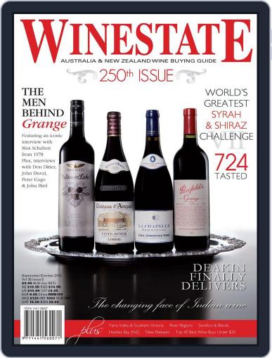 Winestate September 1st, 2012 Digital Back Issue Cover
