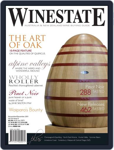 Winestate November 1st, 2011 Digital Back Issue Cover