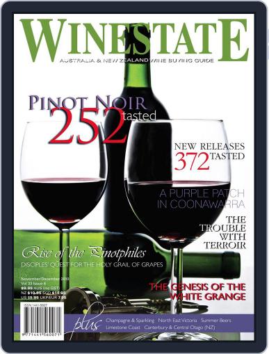 Winestate November 2nd, 2010 Digital Back Issue Cover