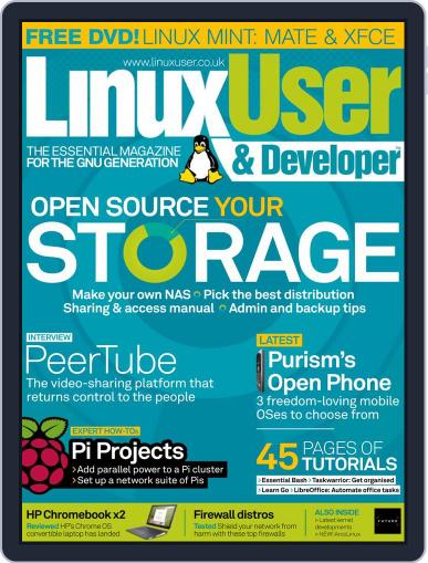 Linux User & Developer August 1st, 2018 Digital Back Issue Cover
