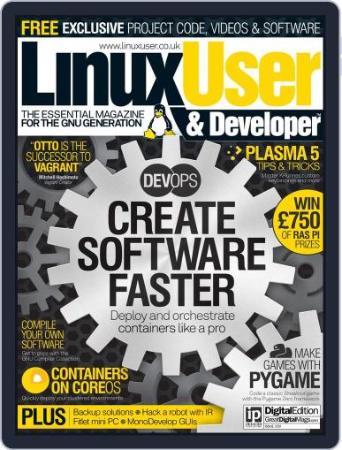 Linux User & Developer January 1st, 2016 Digital Back Issue Cover