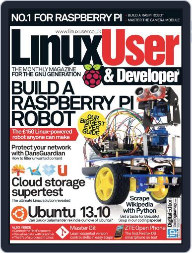 Linux User & Developer October 23rd, 2013 Digital Back Issue Cover